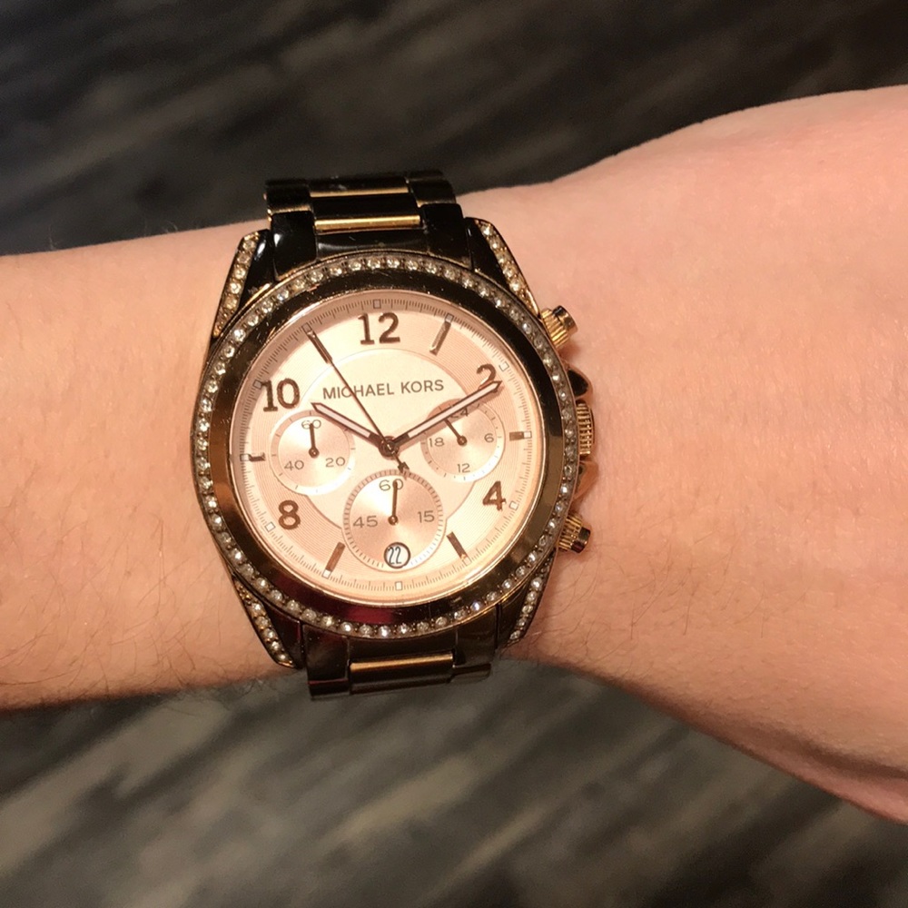 Michael Kors Rose oversized ladies Watch